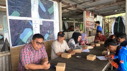 Kunjungan Dari Kadis SUMSEL  terkait POKMASWAS